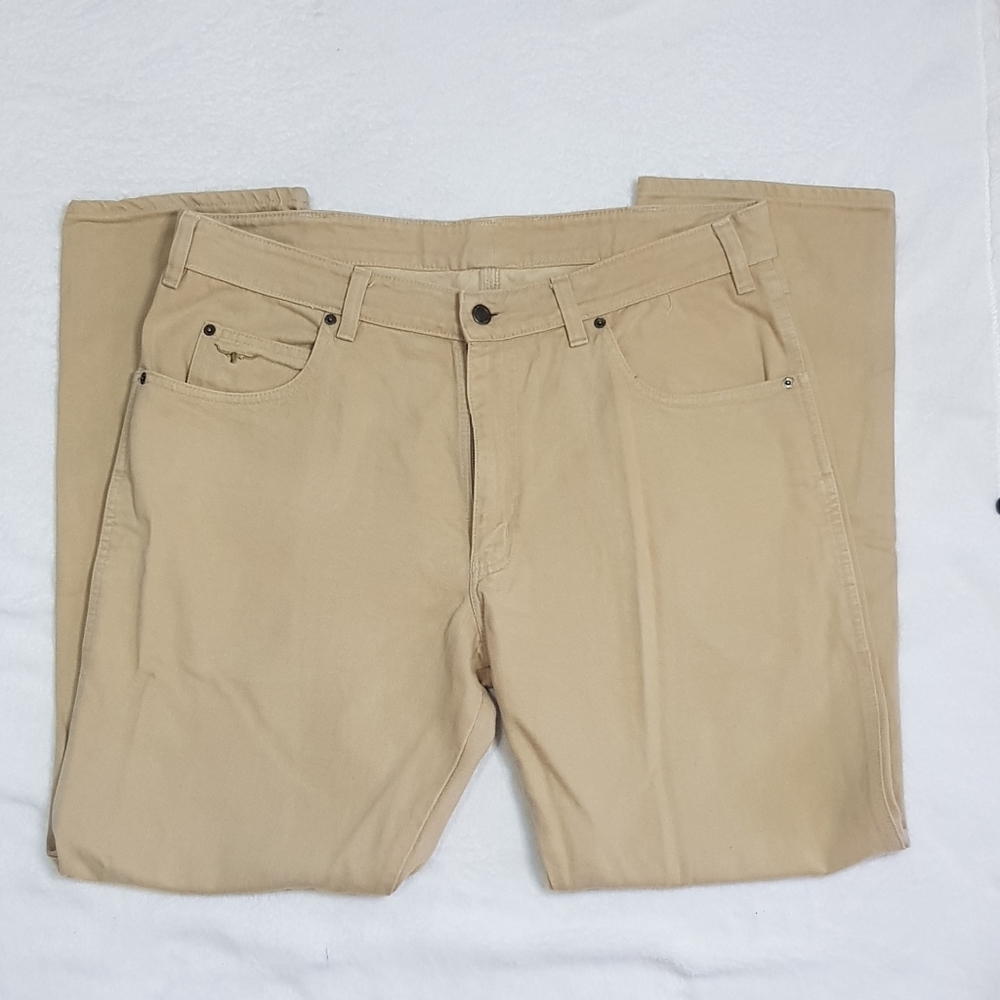 R.M. WILLIAMS Men's Jeans Tan size 40R - Picture 2 of 5